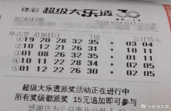 大乐透机选追加五倍中奖新闻