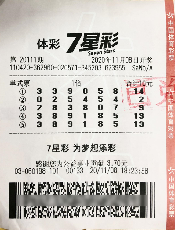 探索体彩7星彩票的魅力，23056期的惊喜与期待体彩7星彩23042期